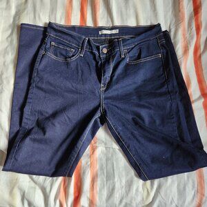 Levi’s 710 Super Skinny Jeans Women’s Size 31 Dark Wash Stretch Denim